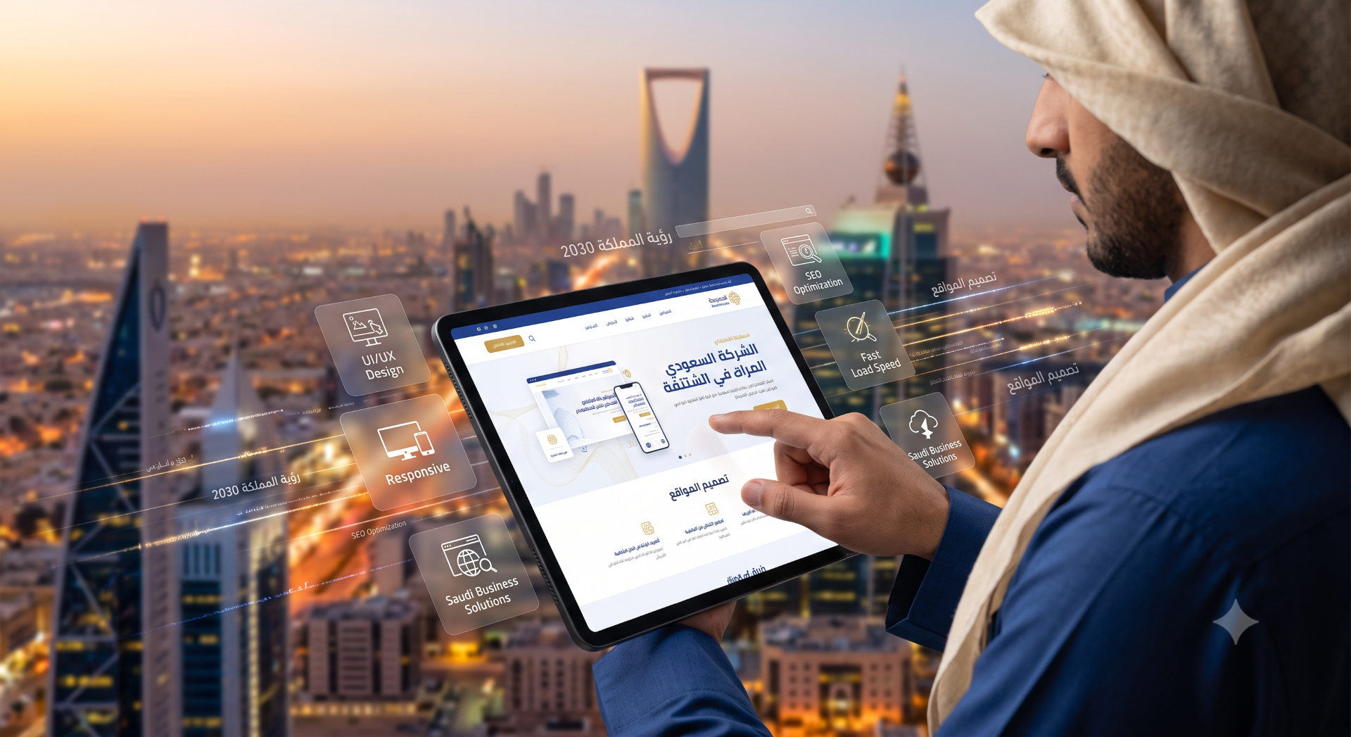 أهمية تصميم موقع إلكتروني احترافي لنجاح شركتك في الرياض